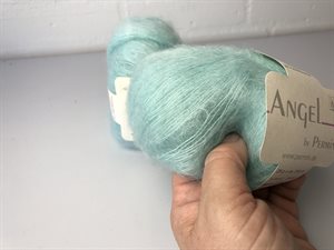 Angel by permin silk mohair - blid mint